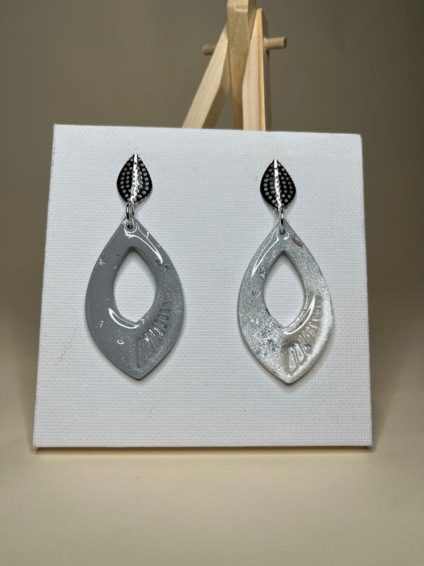 Pendiente Lágrima Plata