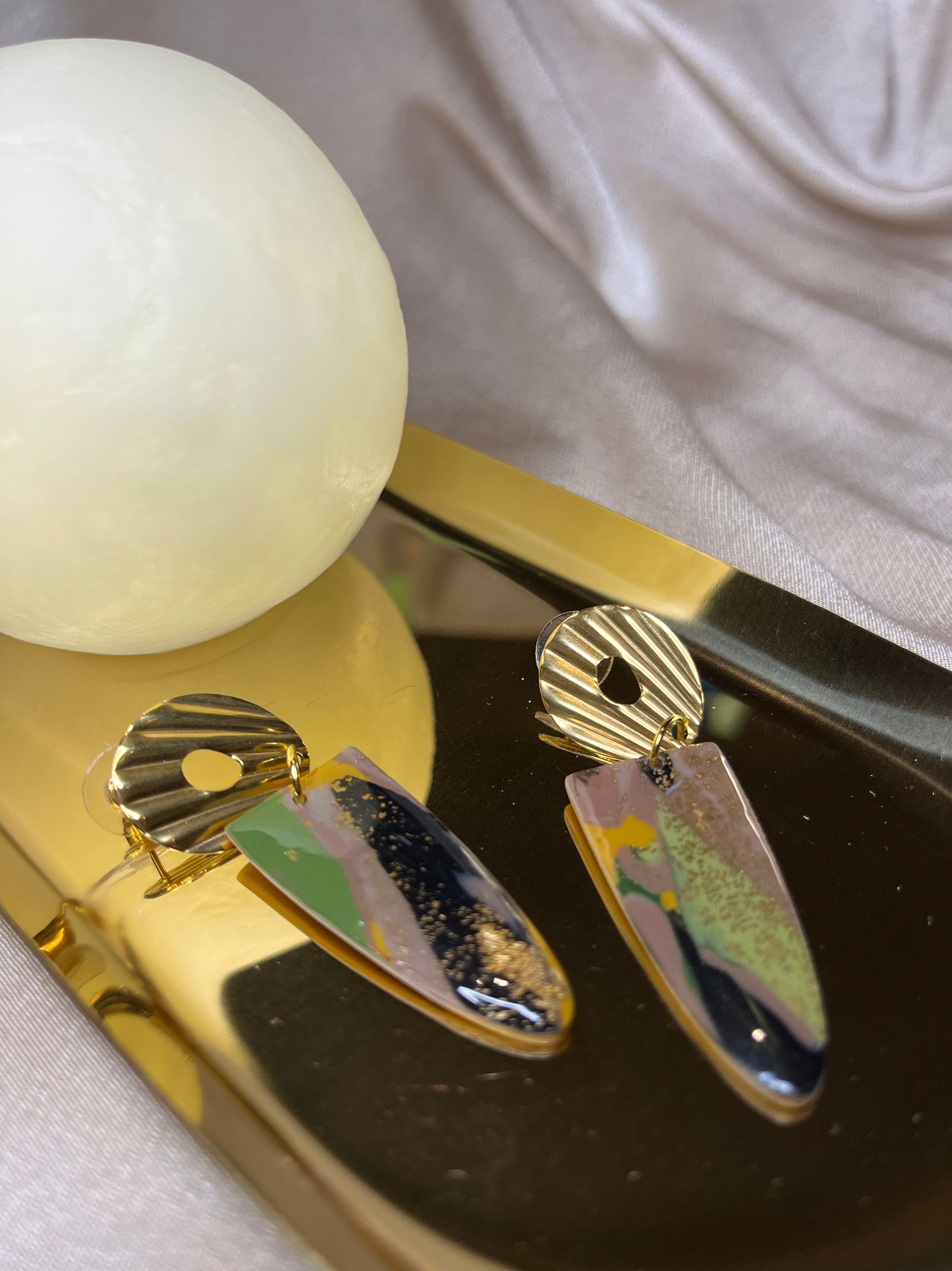 Pendiente Lágrima Camuflaje