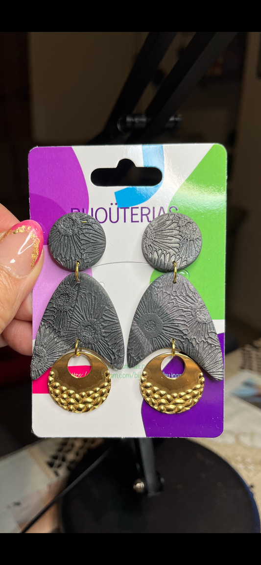 Pendiente Armonia Grisácea