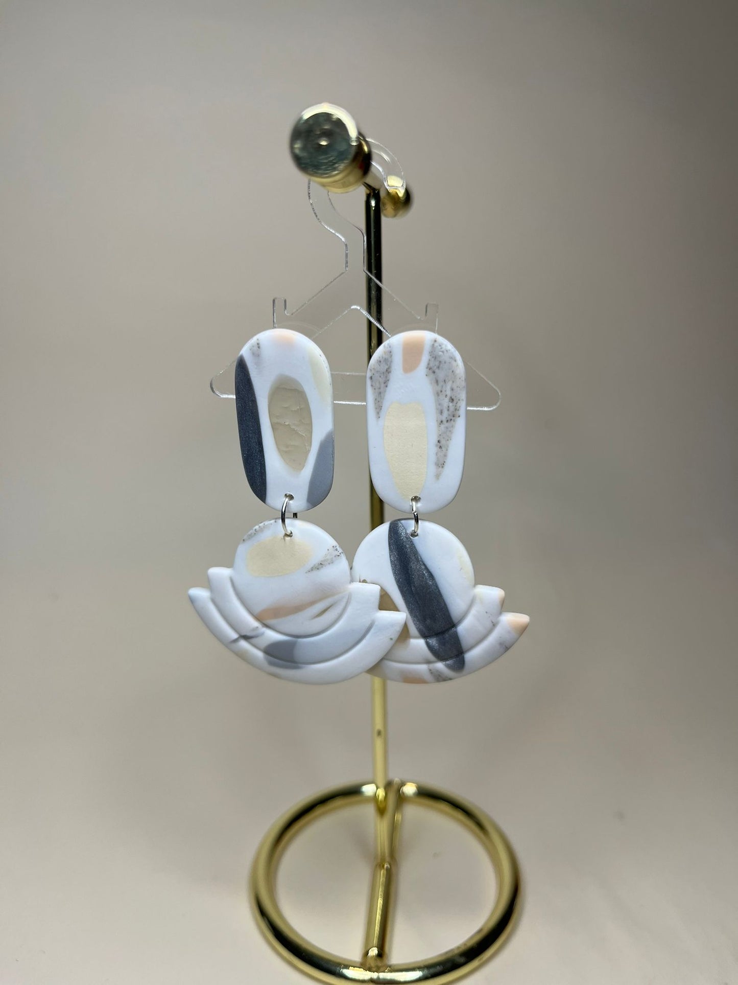 Pendientes Colección Mármol Gris