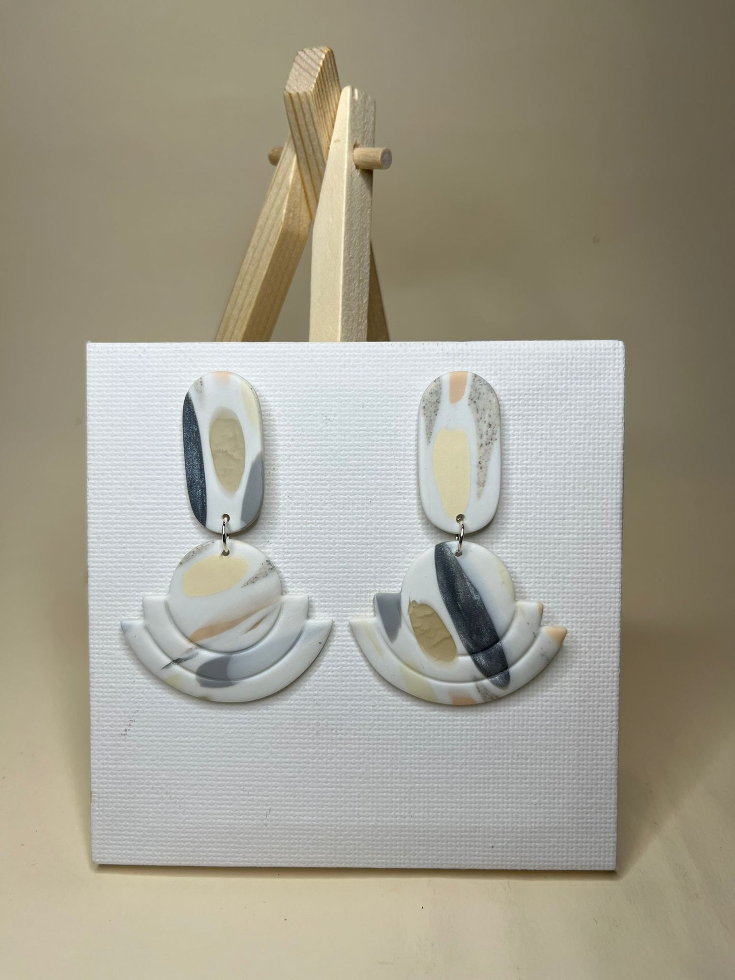 Pendientes Colección Mármol Gris