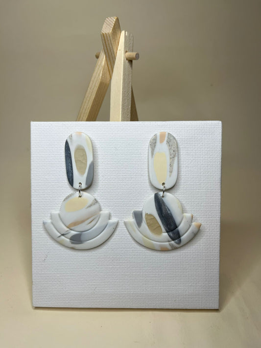 Pendientes Colección Mármol Gris